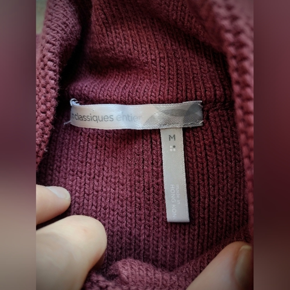 Perfect Condition Classiques Entier Button Front Sweater w/ Bell Sleeves, Medium - Picture 10 of 12